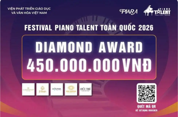 HƯỚNG DẪN SỬ DỤNG VOUCHER QUÀ TẶNG DÀNH CHO THÍ SINH DỰ THI VÒNG CHUNG KẾT – CUỘC THI FESTIVAL PIANO TALENT TOÀN QUỐC 2026